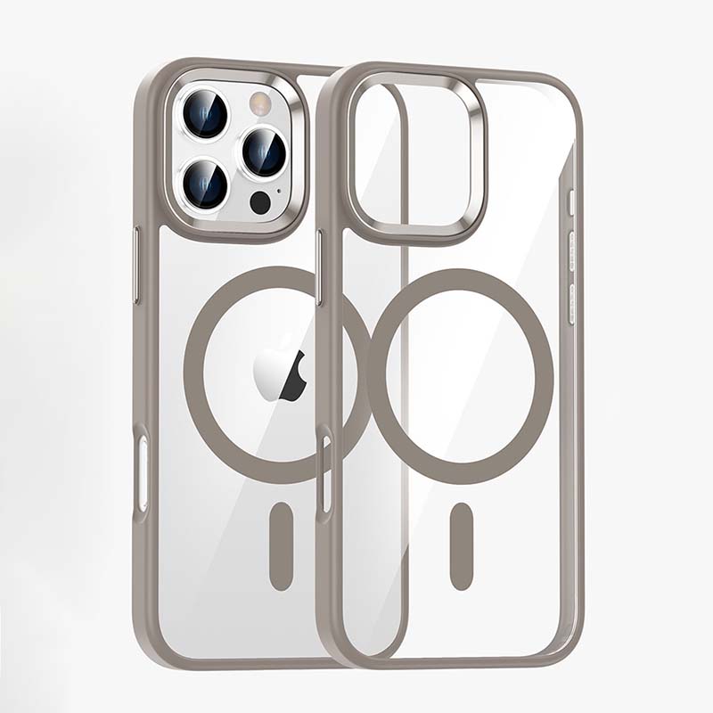 Magnetic Shockproof Transparent Case for iPhone