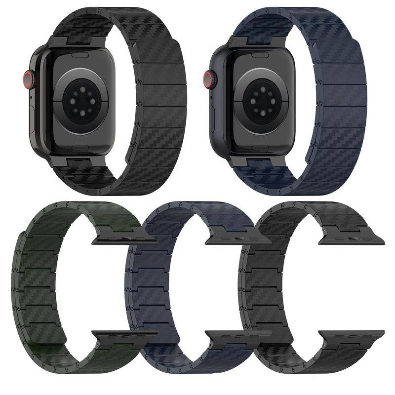 "Magnetic iWatch Band" Carbon Fiber Loop For Apple Watch