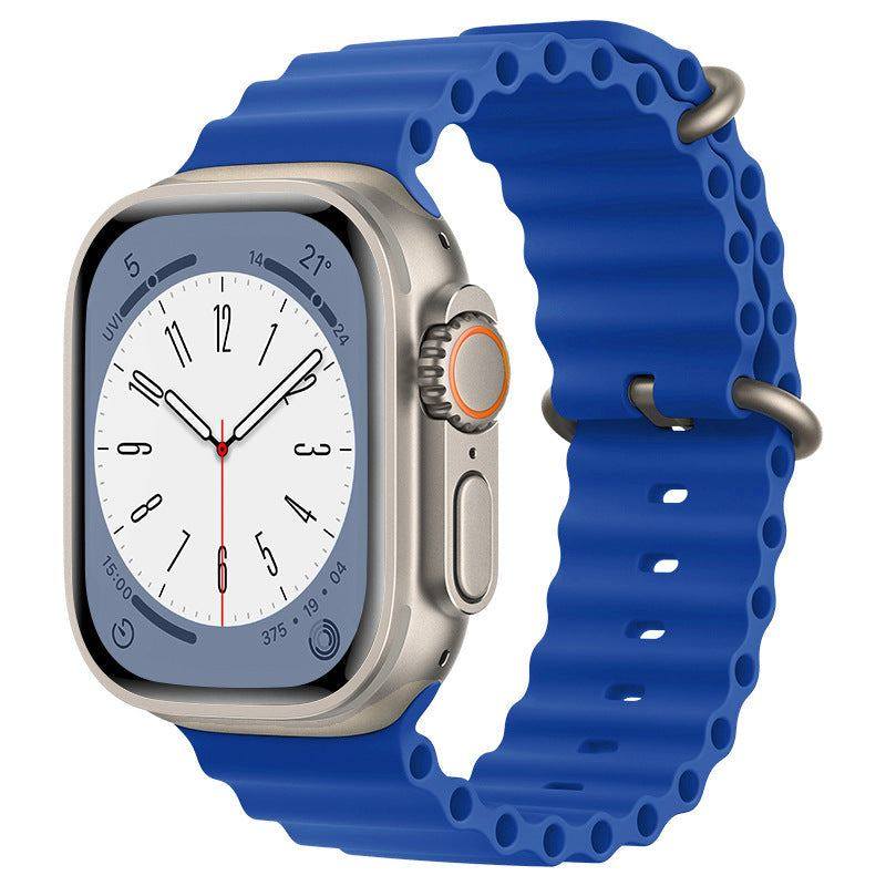 "Mechanical Band" Two-color Silicone Loop For Apple Watch