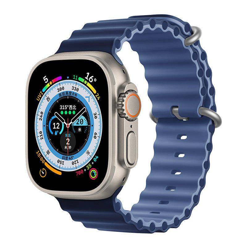 "Mechanical Band" Two-color Silicone Loop For Apple Watch