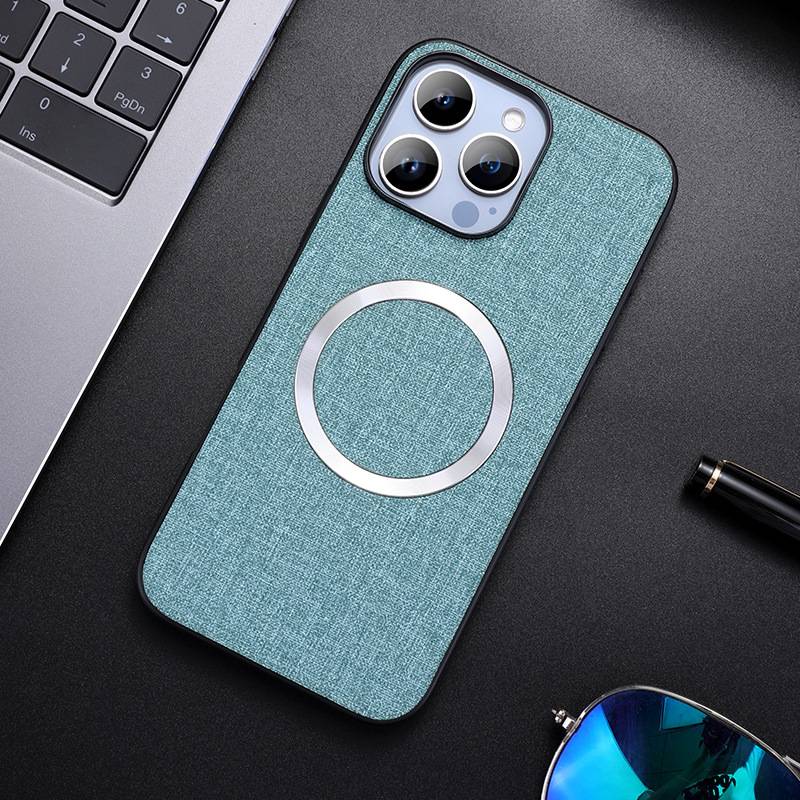 Minimalist Fabric Texture Magsafe Magnetic iPhone Case