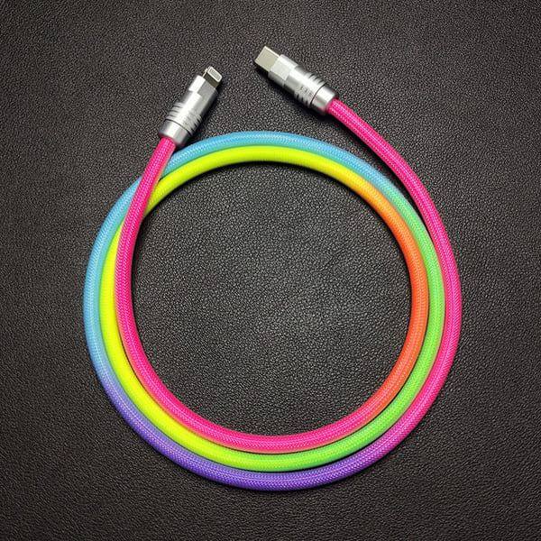 "Rainbow Chubby" Colorful Chubby Cable