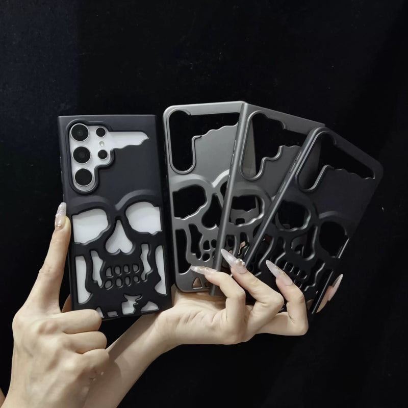 "Skull Design" Hollow Heat Dissipation All-Inclusive Anti-Fall Soft Case Suitable For Samsung