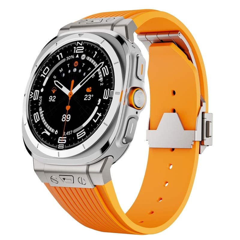 "Sleek Luxury" Streamlined Silicone Band For Samsung Watch Ultra