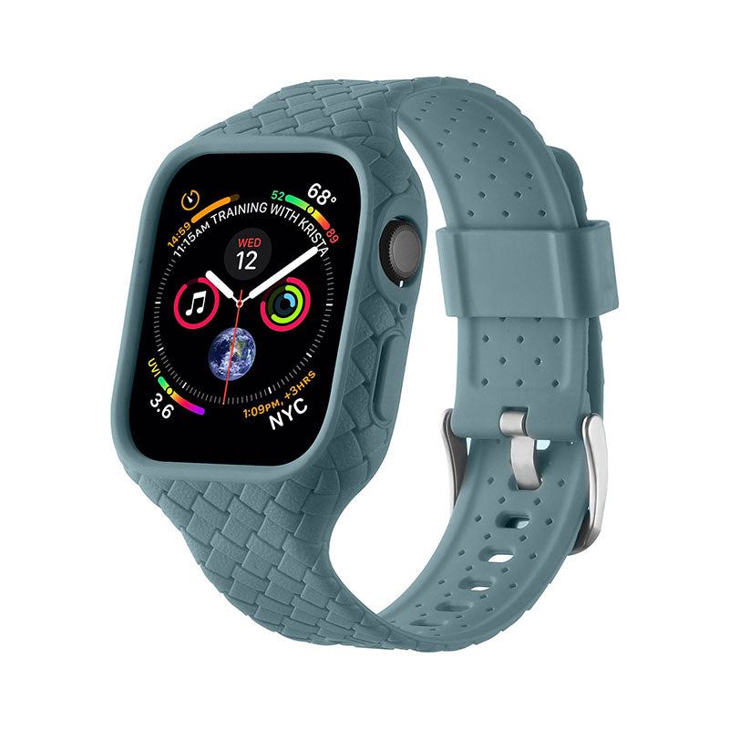 "Solid Sports Band" Woven One-Piece Breathable Band For Apple Watch