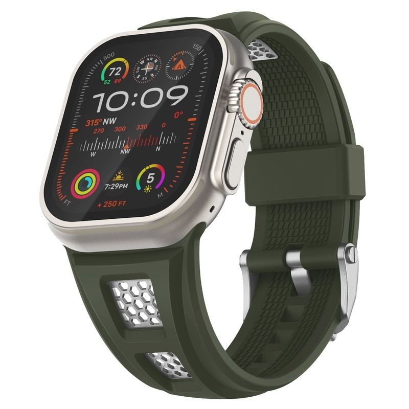 "Sports Band" Grid Hollow Silicone Band For Apple Watch