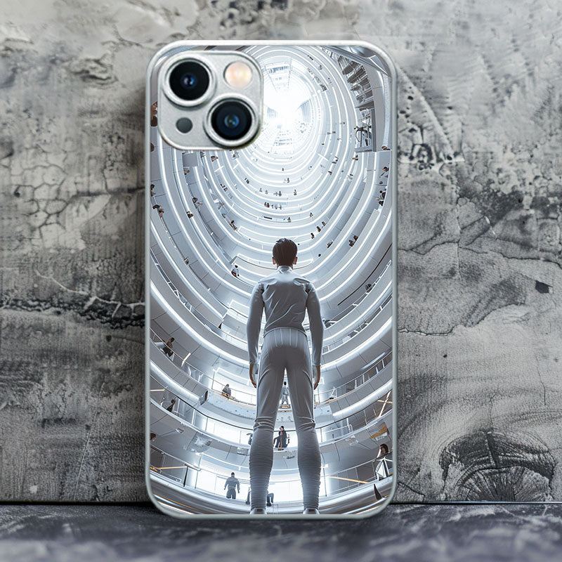 "TechnoMindShell" Special Designed Glass Material iPhone Case