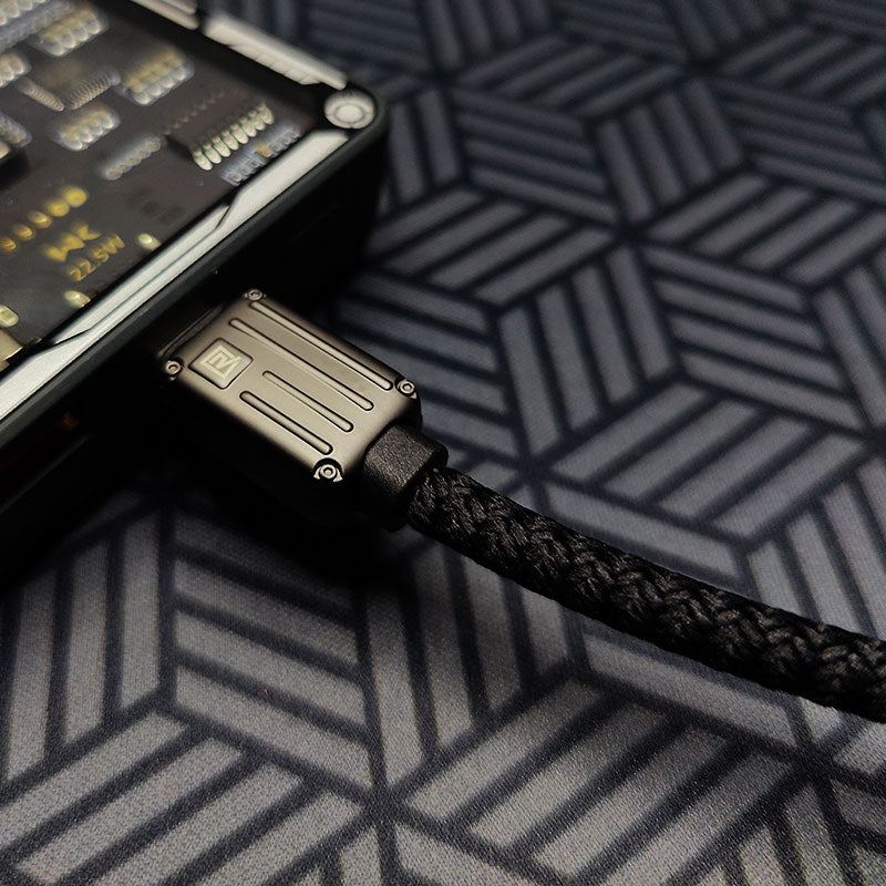 Travel-Inspired 100W Braided Fast Charging Cable