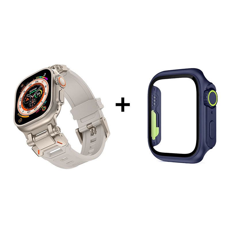 "Ultimate Luxury" TPU Band with Titanium Connector for Apple Watch