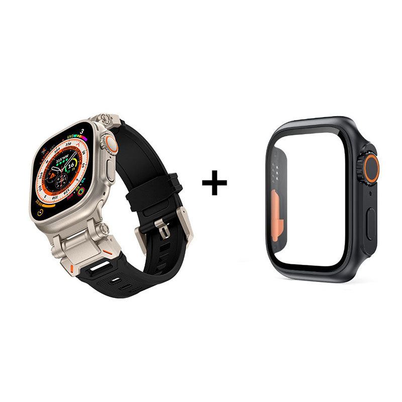 "Ultimate Luxury" TPU Band with Titanium Connector for Apple Watch