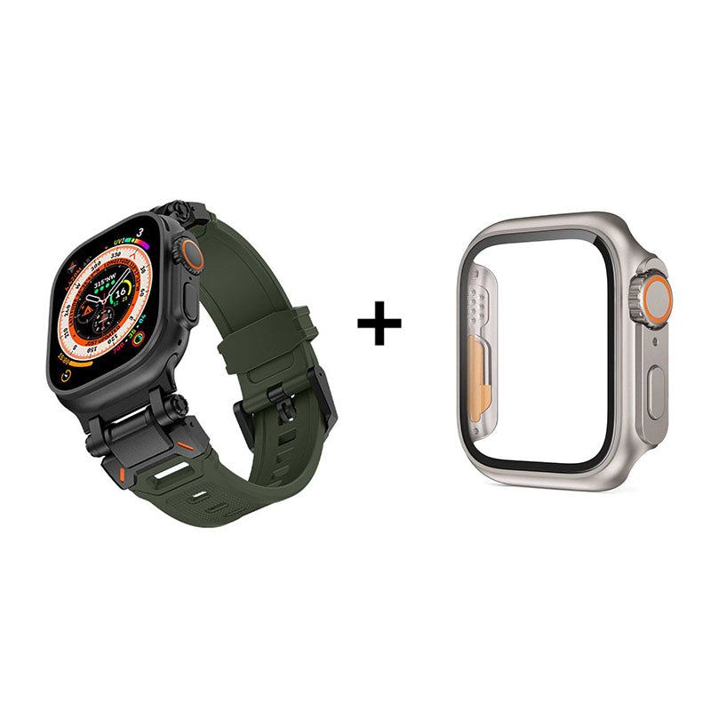 "Ultimate Luxury" TPU Band with Titanium Connector for Apple Watch