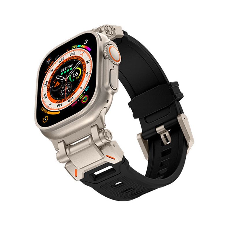 "Ultimate Luxury" TPU Band with Titanium Connector for Apple Watch