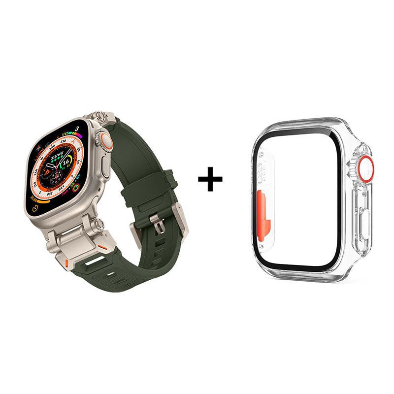 "Ultimate Luxury" TPU Band with Titanium Connector for Apple Watch