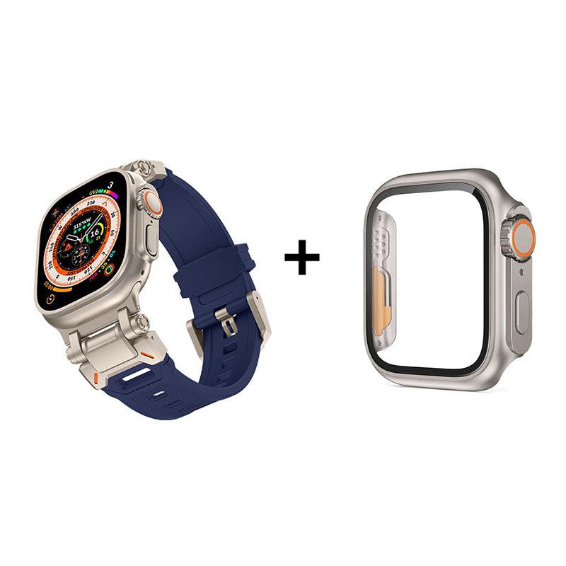 "Ultimate Luxury" TPU Band with Titanium Connector for Apple Watch