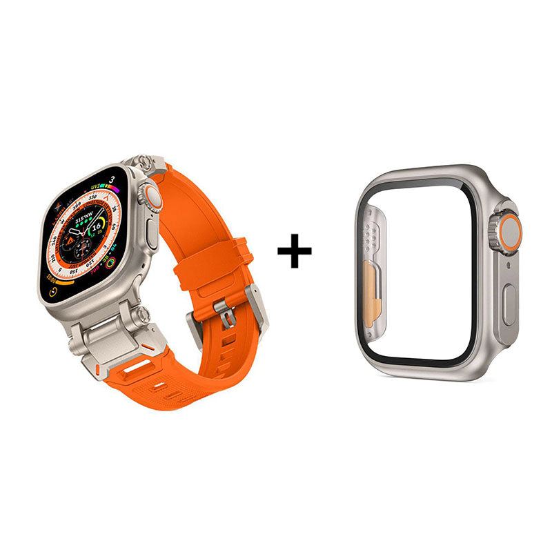 "Ultimate Luxury" TPU Band with Titanium Connector for Apple Watch