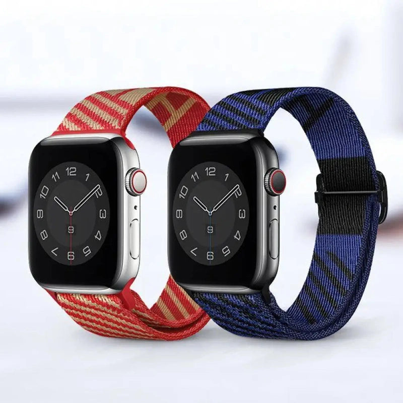 "Adjustable Band" Nylon Braided Loop For Apple Watch