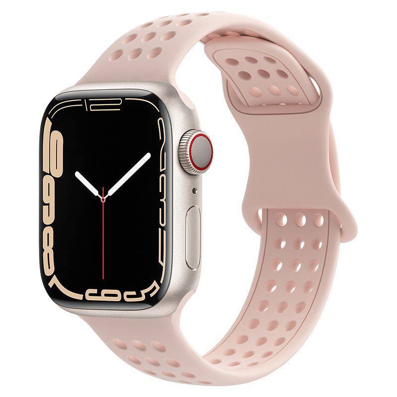 "Breathable iWatch Strap " Silicone Adjustable Loop For Apple Watch