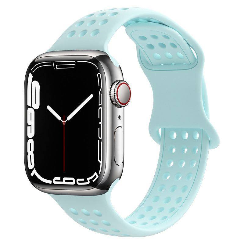 "Breathable iWatch Strap " Silicone Adjustable Loop For Apple Watch