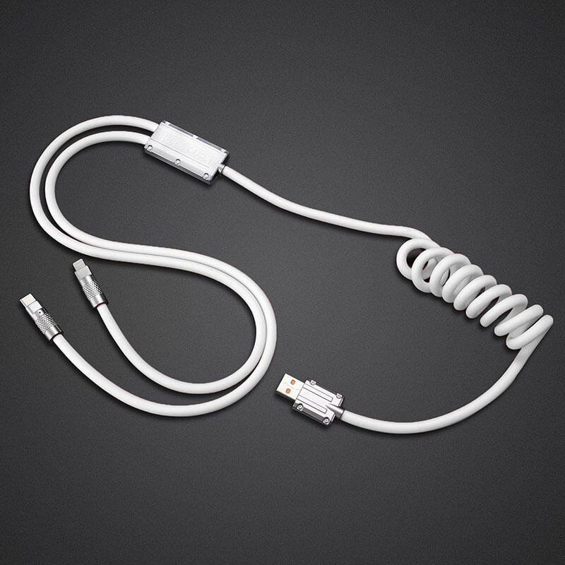 "Chubby Plus" 2 IN 1 Fast Charge Cable C+Lightning - St. Patrick's Day Edition