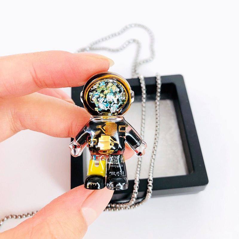 "Cyber Chic" Astronaut Pendant