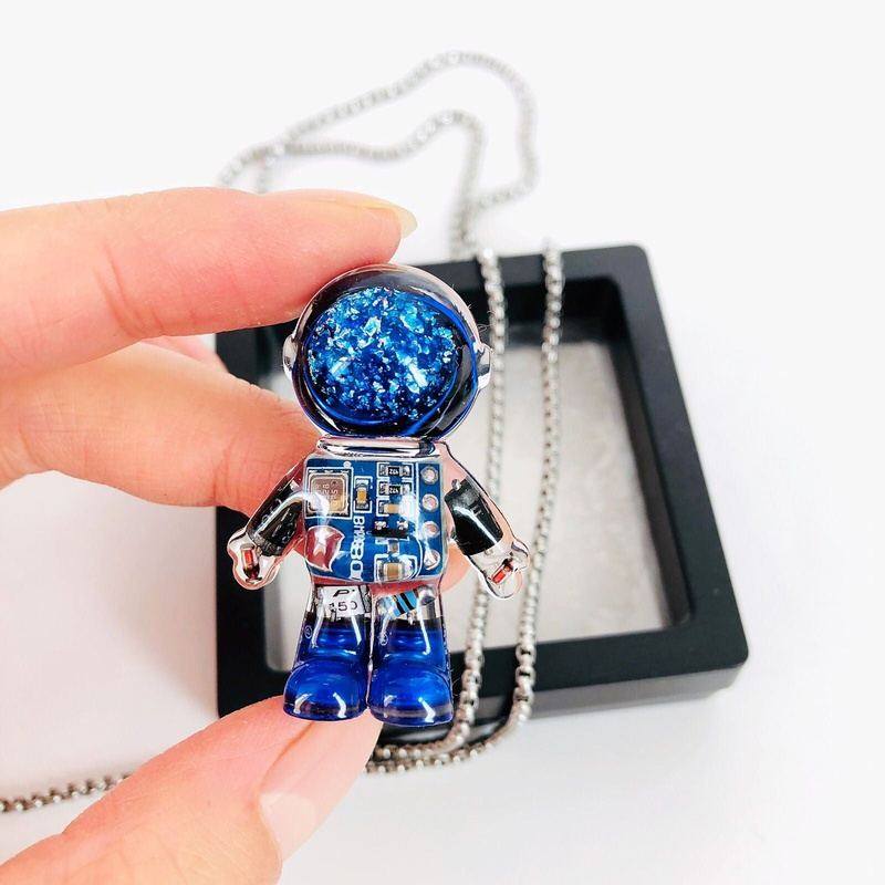 "Cyber Chic" Astronaut Pendant