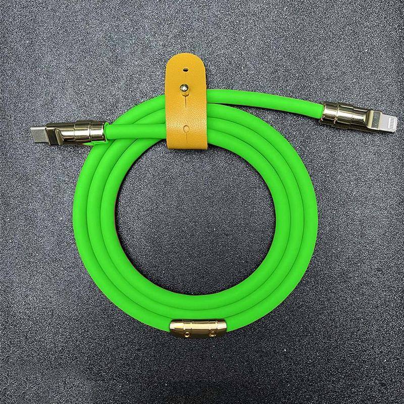 "Golden Chubby" Custom Gilded Fast Charge Cable - St. Patrick's Day Edition