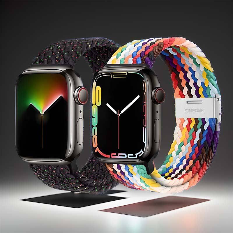 "Gradient iWatch Strap" Cool Woven Loop For Apple Watch